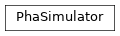 Inheritance diagram of gdt.core.simulate.pha.PhaSimulator
